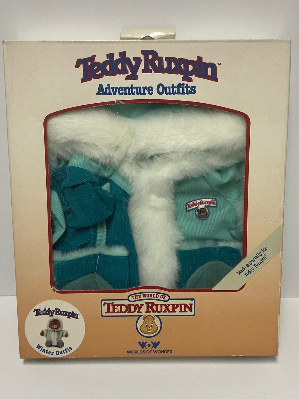 Teddy Ruxpin Adventure Outfit - Vintage Winter Outfit New in Damaged Package